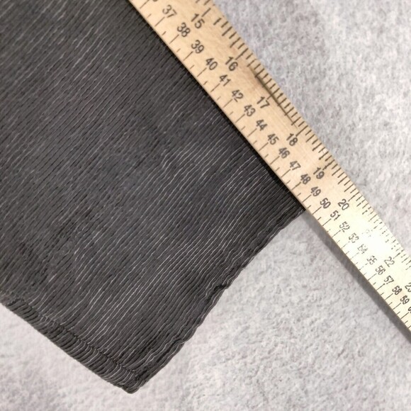 Eileen Fisher Dinner Blazer Womens Sz L Black 3/4 Sleeve Solid Open Front Fitted - Picture 6 of 13